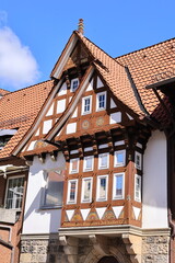 Historisches Fachwerkhaus im Zentrum von Stadthagen in Niedersachsen	