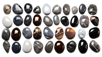 Hematites  isolated on white background.  Hematites  on  png transparent background