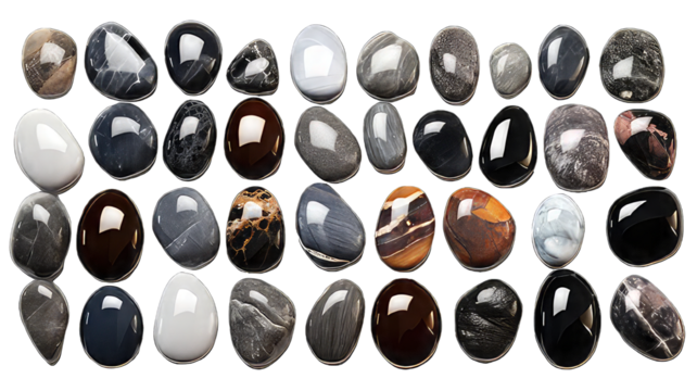 Hematites  isolated on white background.  Hematites  on  png transparent background