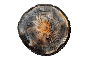 a tree stump on a transparent  background