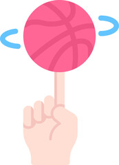 Freestyle basketball icon