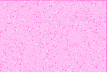 Light Pink vector layout with circle shapes.