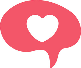 Love Language Bubble Speech