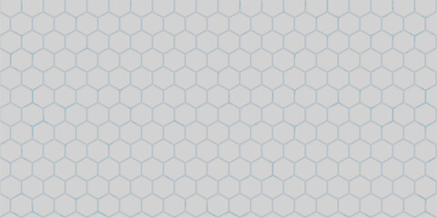 Abstract Grey Seamless Futuristic Simple Hexagonal Gaming Cyber Vector Tech Background Template