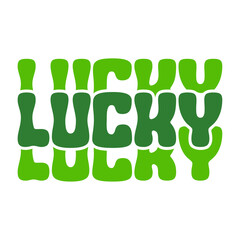 St Patrick's Day SVG Design Retro Patrick's Day SVG St Patrick's Day Rainbow sublimation SVG design