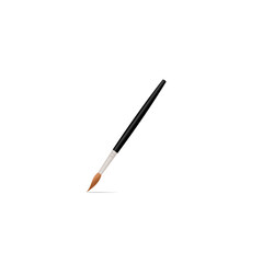 Paint brush icon isolated on transparent background