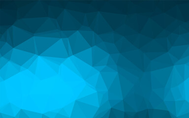 Fototapeta premium Light BLUE vector shining triangular background. Modern geometrical abstract illustration with gradient. Template for a cell phone background.
