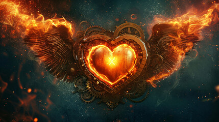Steampunk heart