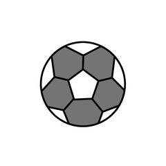 Fototapeta premium soccer or football balls vector illustration for logo or emblem with 10 different variations
