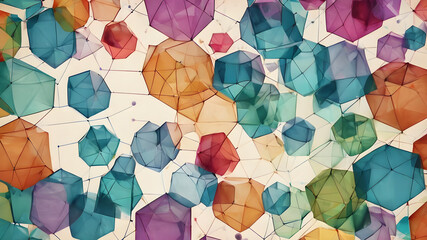 Abstract geometric background. Abstract Modern geometric Backgrounds.. AI generated image