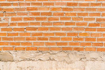 brick block structure construction plaster cement mortar wall in residential building industry - 720061029