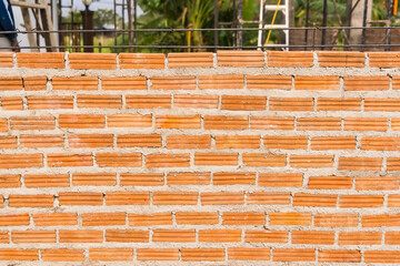 brick block structure construction plaster cement mortar wall in residential building industry - 720061031