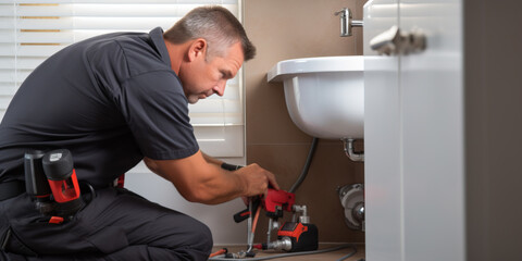 A Plumber Replacing Old Pipes and Fixtures