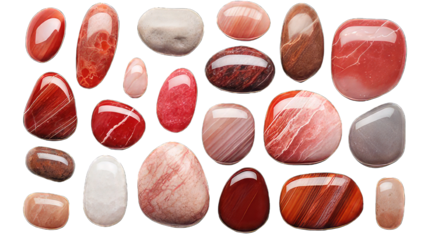 Seamless Stone Pattern isolated on white png transparent background 