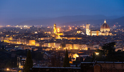 Panorama of Florence, from Piazzale Michelangelo