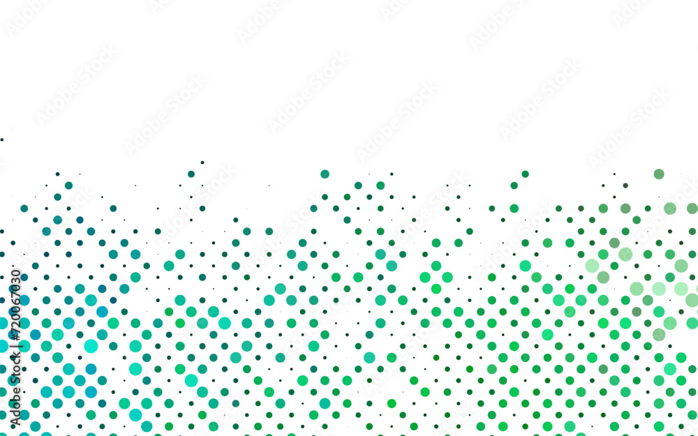 Poster light blue, green vector background with bubbles. blurred bubbles on abstract background with colorf