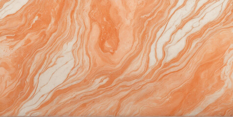 Abstract peach fuzz marbleized stone marble granite texture background panorama banner marbled, seamless pattern, Generative Ai