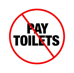 Play Toilets sign