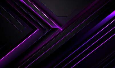Fototapeta premium black glowing neon light background