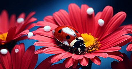 ladybug on  wallpaper