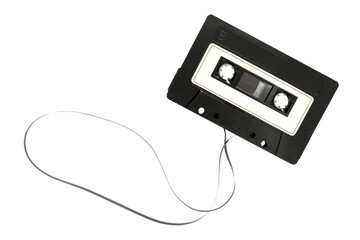 Cassette tape isolated on white background