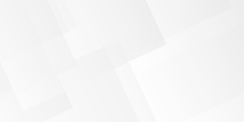 Modern abstract white curve square lines triangle technology backdrop. white light grey background. Space design concept. Decorative web layout poster, banner. White grey background vector design.