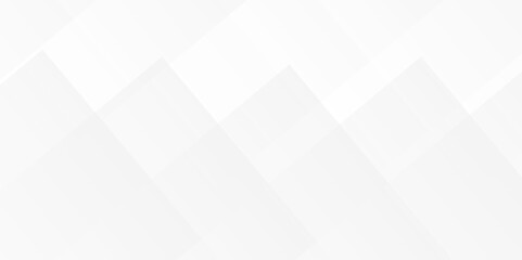 Modern abstract white curve square lines triangle technology backdrop. white light grey background. Space design concept. Decorative web layout poster, banner. White grey background vector design.