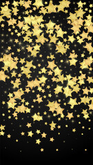 Magic stars vector overlay.  Gold stars scattered