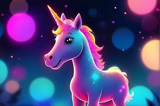 Neon Unicorn