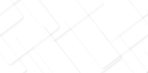 Modern abstract white curve square lines triangle technology backdrop. white light grey background. Space design concept. Decorative web layout poster, banner. White grey background vector design.