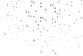 Fototapeta premium Light Purple vector layout with elements of cards.