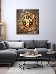 Artistic Zodiac Sign Interpretations: Stunning Star Sign Canvas Prints for Unique Wall Art