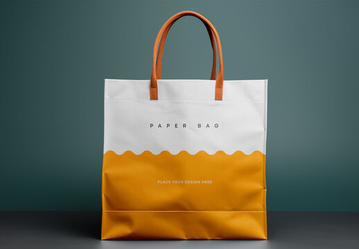 Paper Bag Mockup Generated with AI