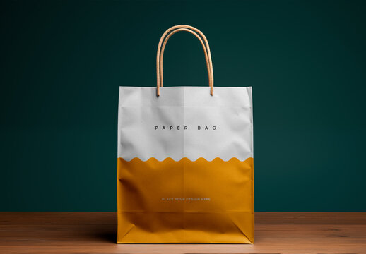 Paper Bag Mockup Generated with AI