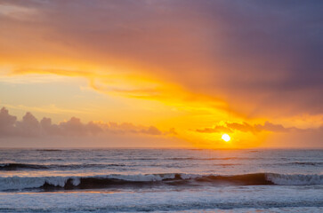 Sunset, Half Moon Bay, Pacific Ocean