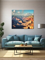 Grand Canyon Landscapes: Iconic American Vistas on Canvas