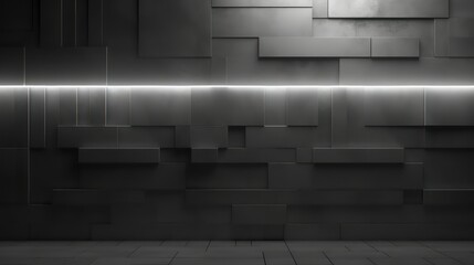 black and white wall