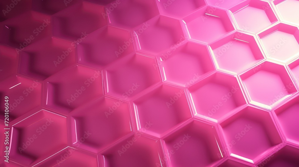Poster seamless pattern with hexagons