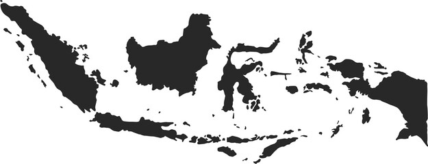 country map indonesia - obrazy, fototapety, plakaty