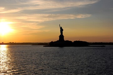 Statue of Liberty (sunset)