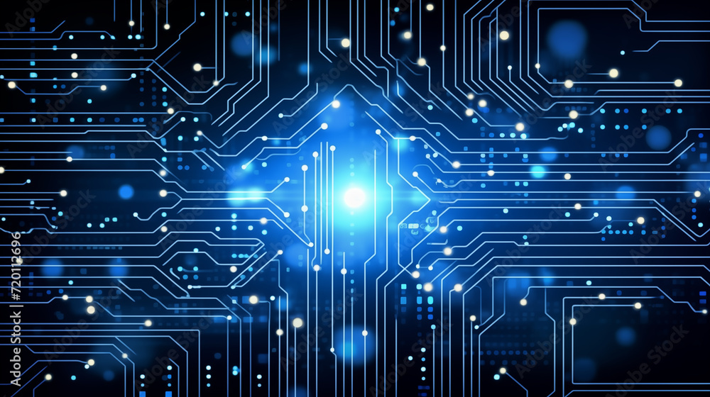 Poster abstract digital background with technology circuit board texture. futuristic digital electric tech 
