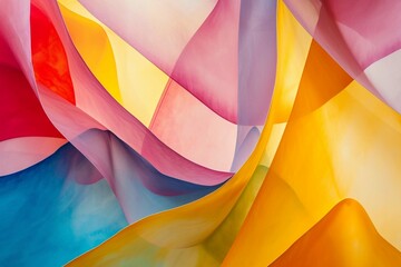 Abstract background with colorful shapes
