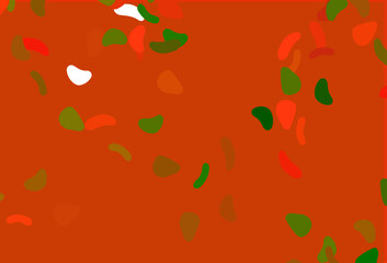 Light Green, Red vector texture with random forms.