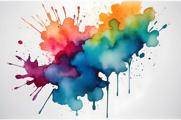 Obraz premium Abstract Captivating Watercolor Stains background