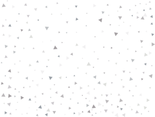 Christmas Silver Triangular Confetti