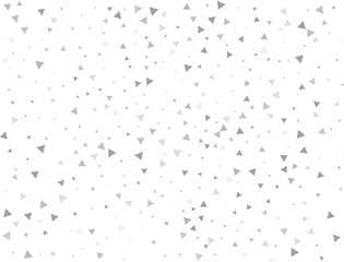 Christmas Silver Triangular Confetti