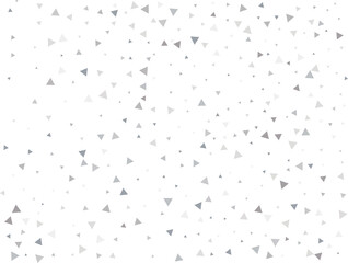 Christmas Silver Triangular Confetti