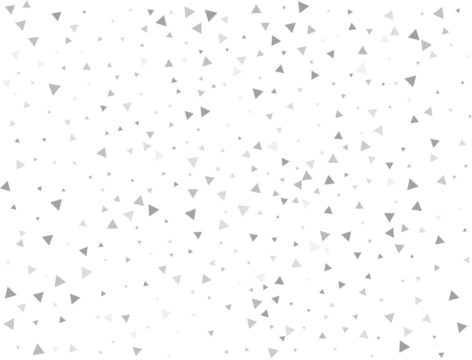 Christmas Silver Triangular Confetti