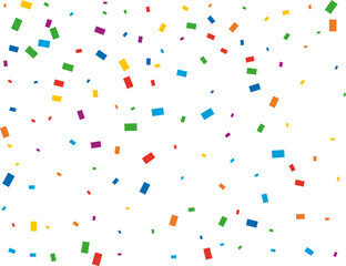 Magic Rectangular Rainbow Confetti