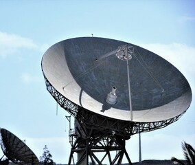 Parabolantenne für Satelliten-Telekommunikation, Aguimes, Gran Canaria
